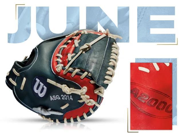 Wilson 100 GOTM June 2014 Home Run Derby Catcher's Mitt - A2000 1791 32.5"