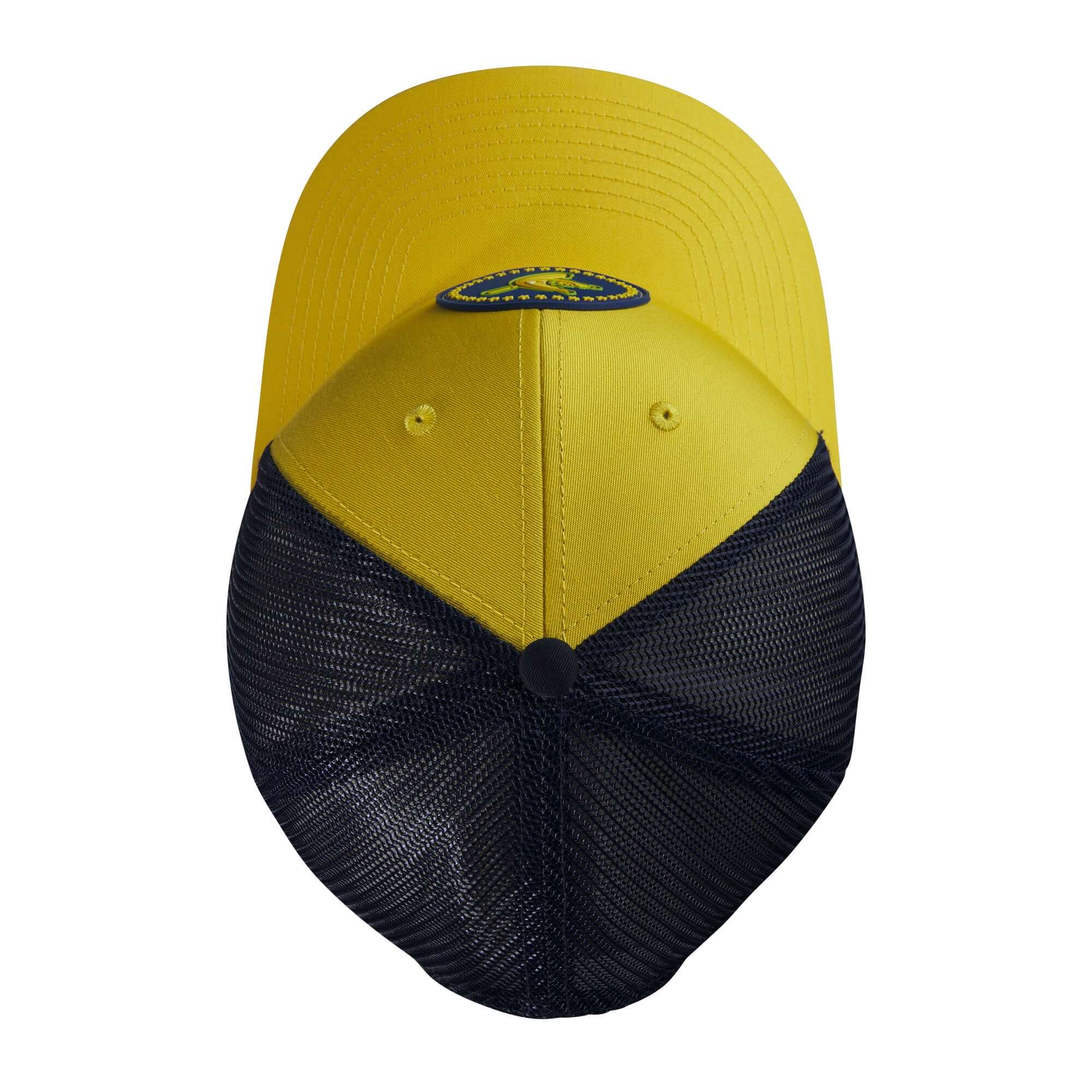 Evoshield Adult 112 Bananas Rubber Patch Snapback N, yellow and black design, durable material for sun protection.