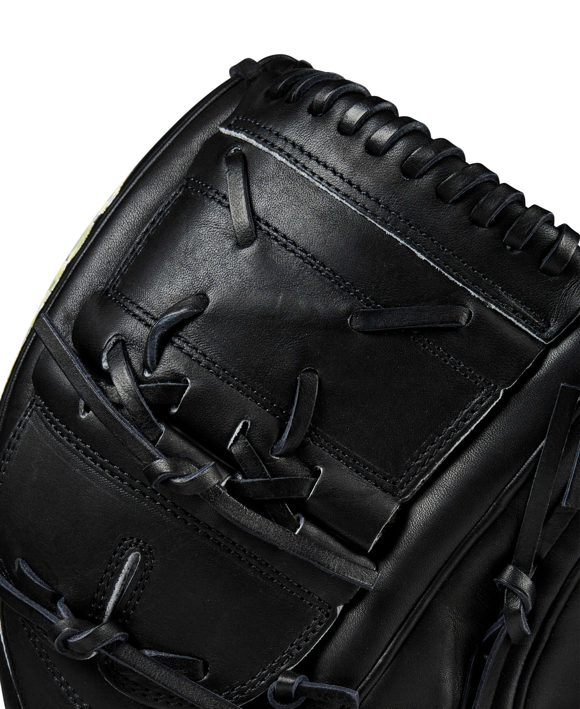 Wilson A2000 B2 Pitcher's Glove, 12, Black, LHT, Pro Stock Leather, Closed Two-Piece Web