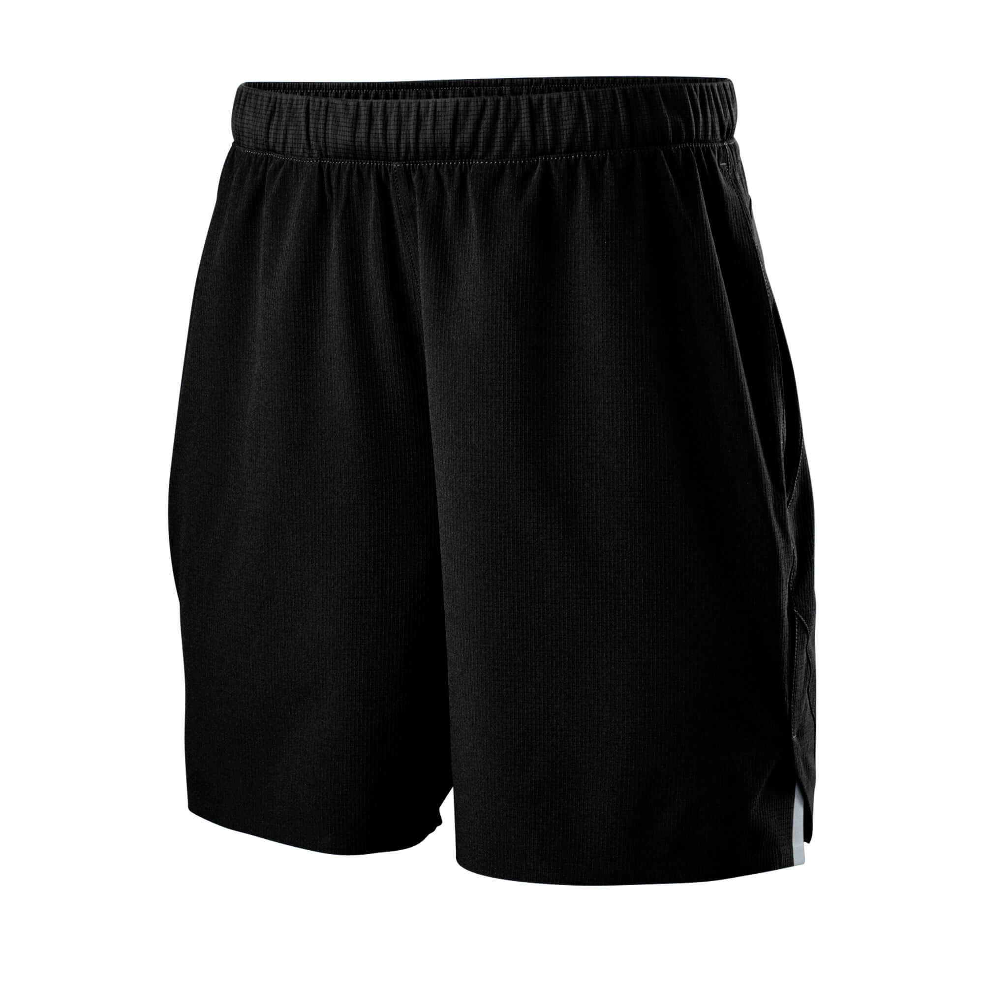 Evoshield Men's Everyday Short in Black with 6" inseam, made from recycled polyester and spandex for athletic training.