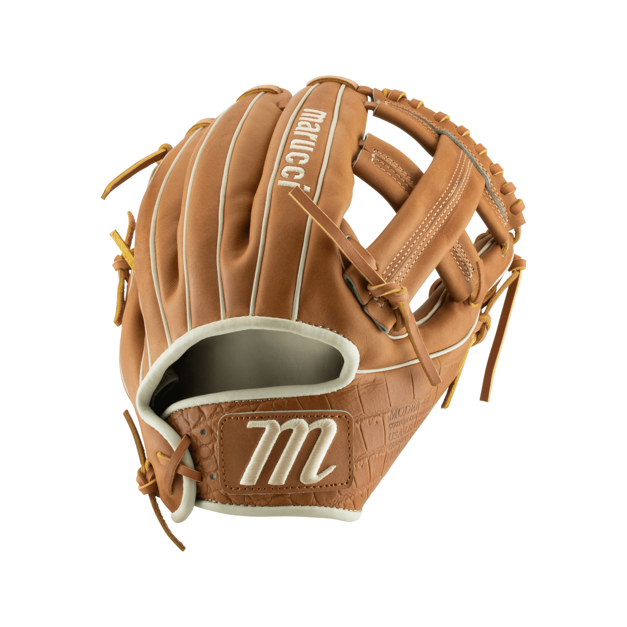 Marucci Capitol Series AB2 Single Post Toffee/Gator Tan RHT 11.75" Baseball Glove