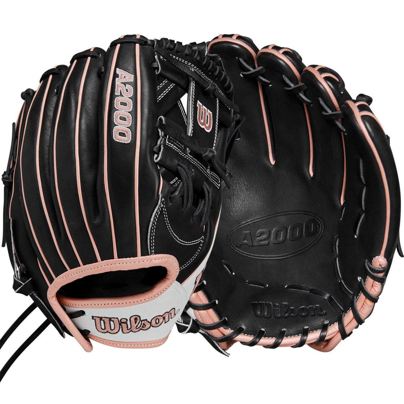 Wilson 2024 A2000FP H12 12 Infield Glove in Black/Rose Gold