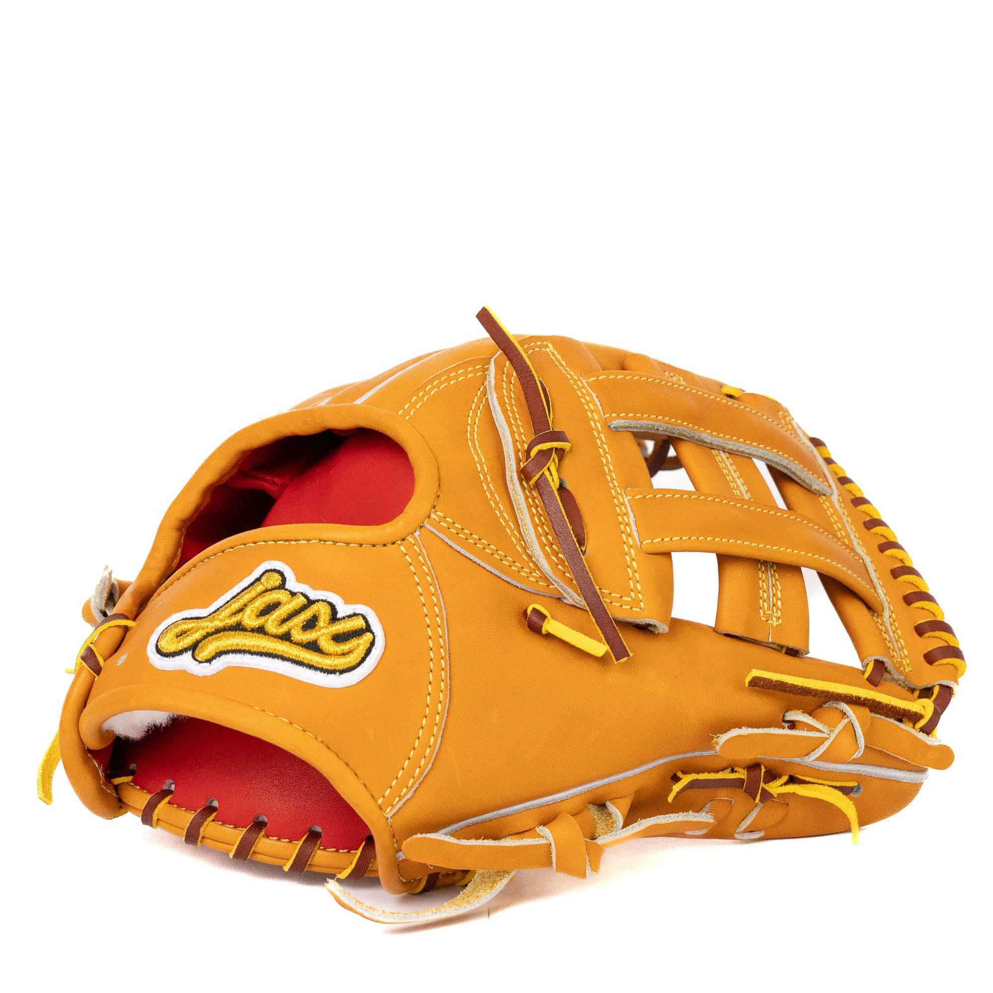 Jax EN-7 11.75-inch infield glove, tan leather with H Web, RHT, deep pocket.