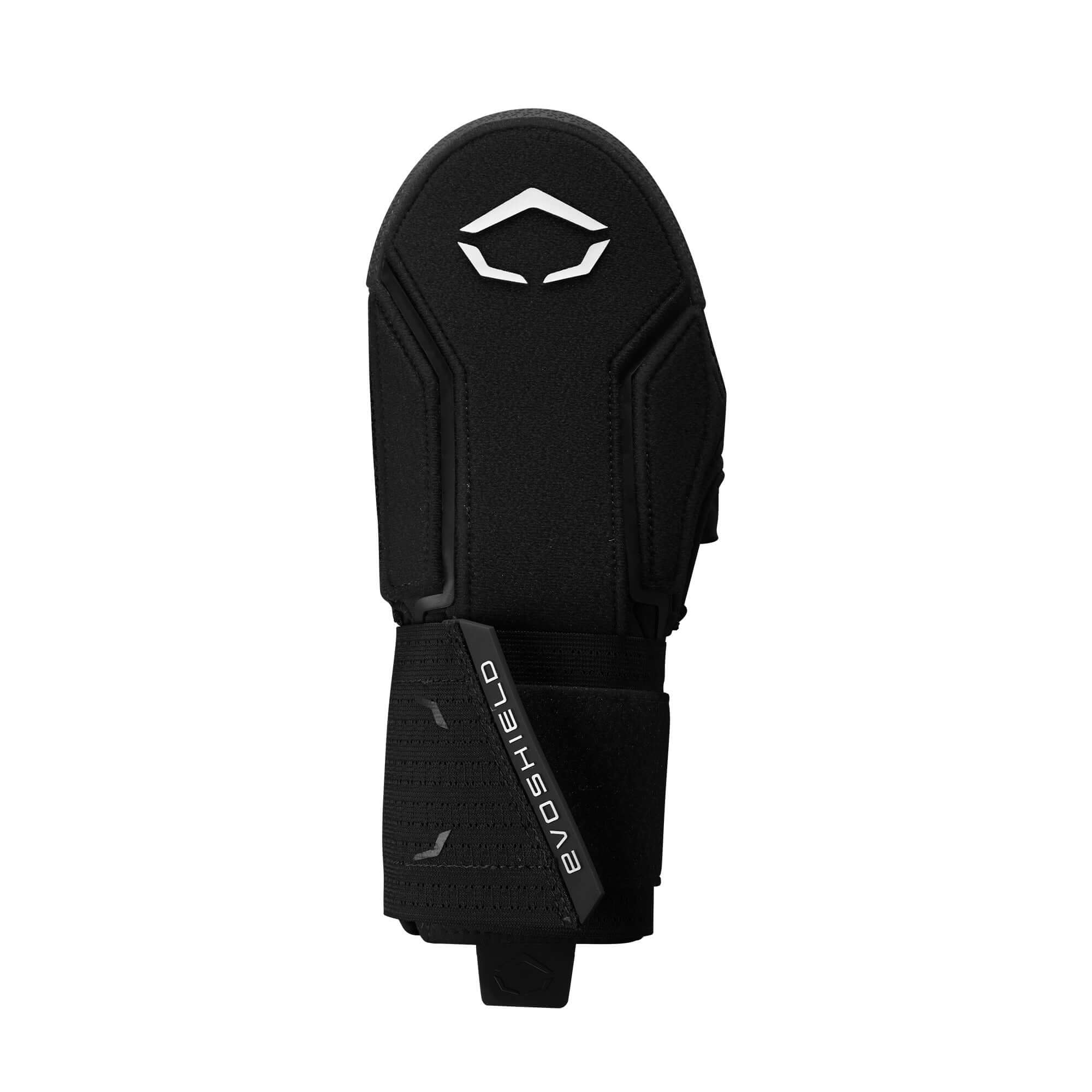 EvoShield Sliding Mitt 2.0 for adults, featuring protective plates and rubber bumper for enhanced base path performance.