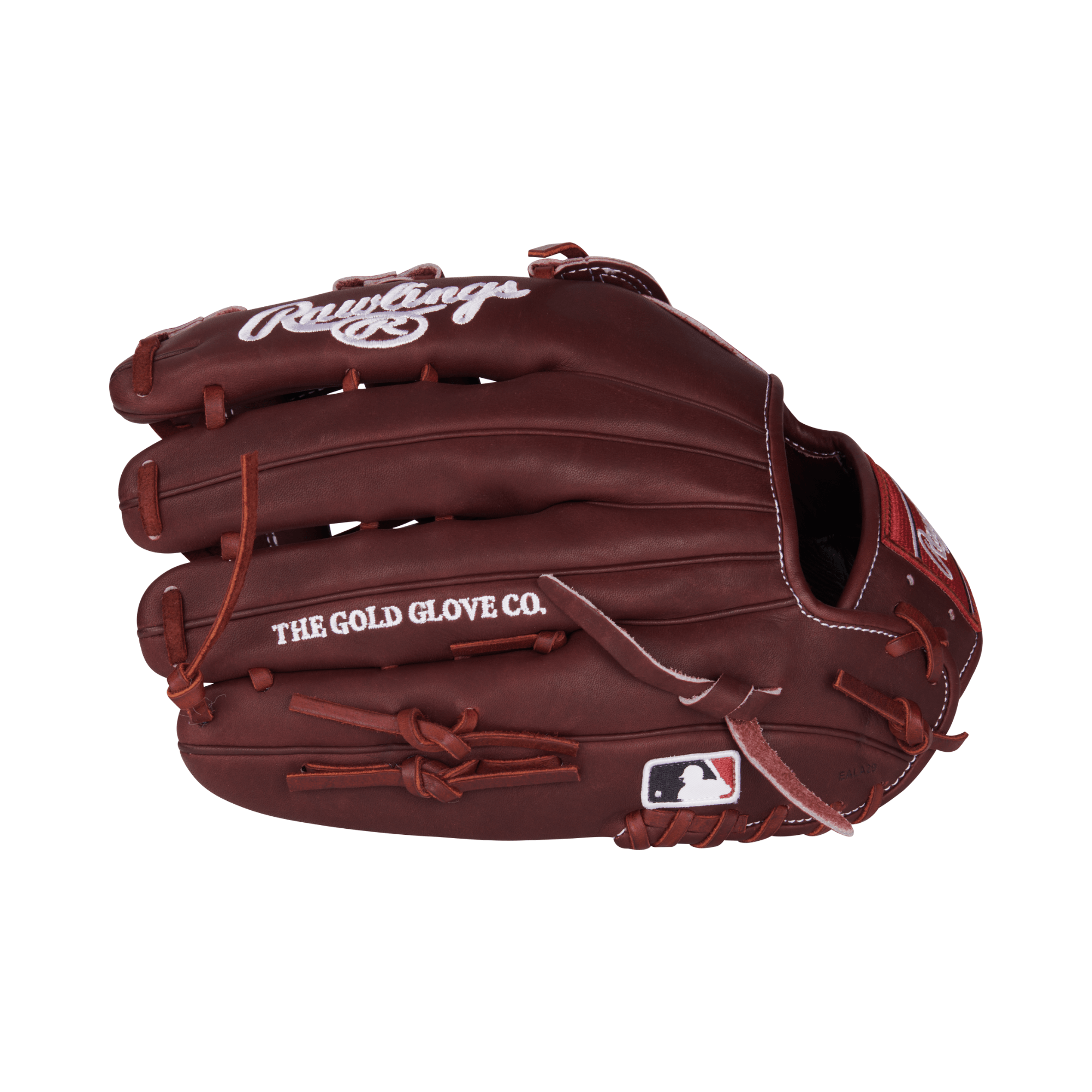 Rawlings Heart of the Hide 12.75" outfield glove in Sherry leather, lightweight and premium quality for baseball players.