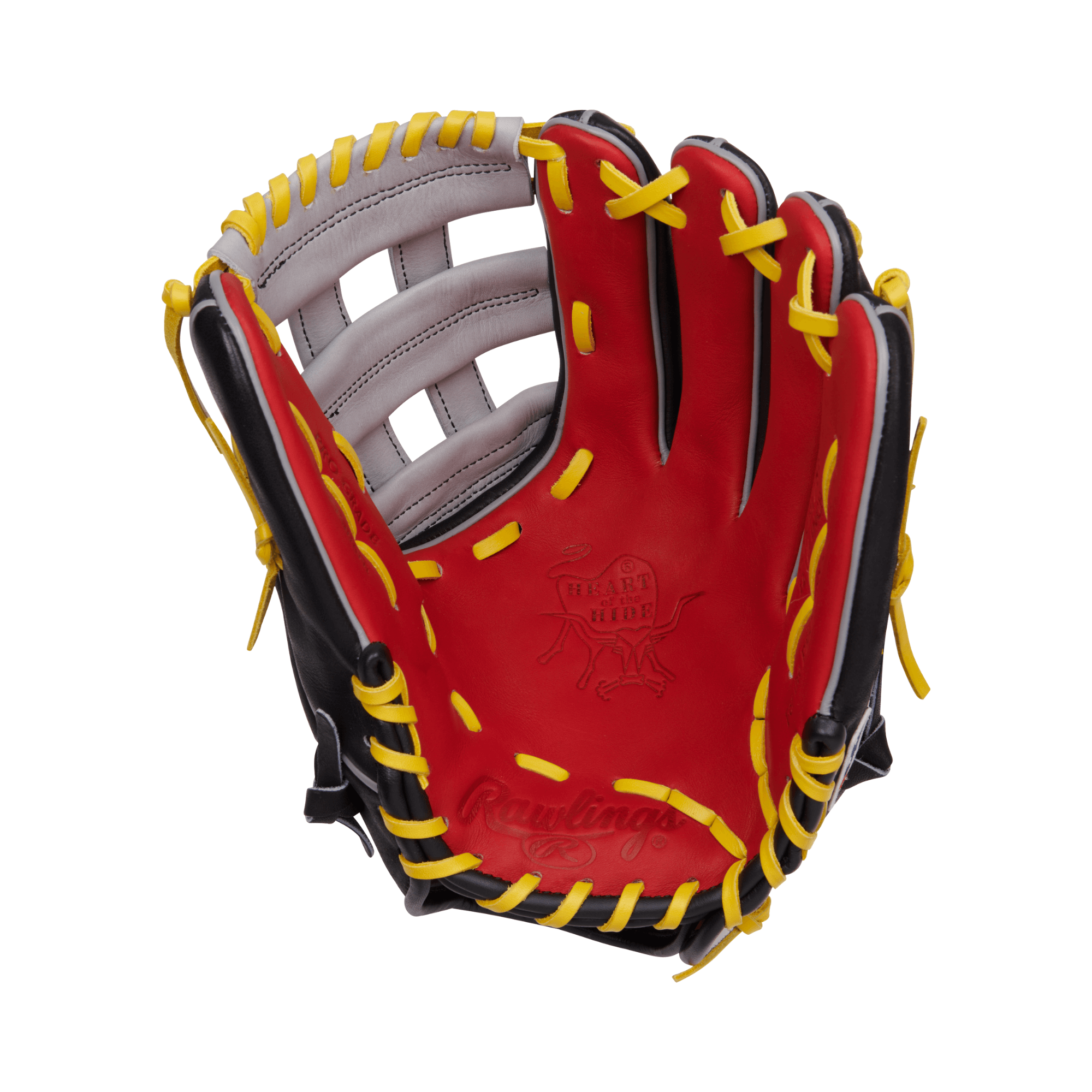 Black and yellow baseball glove online