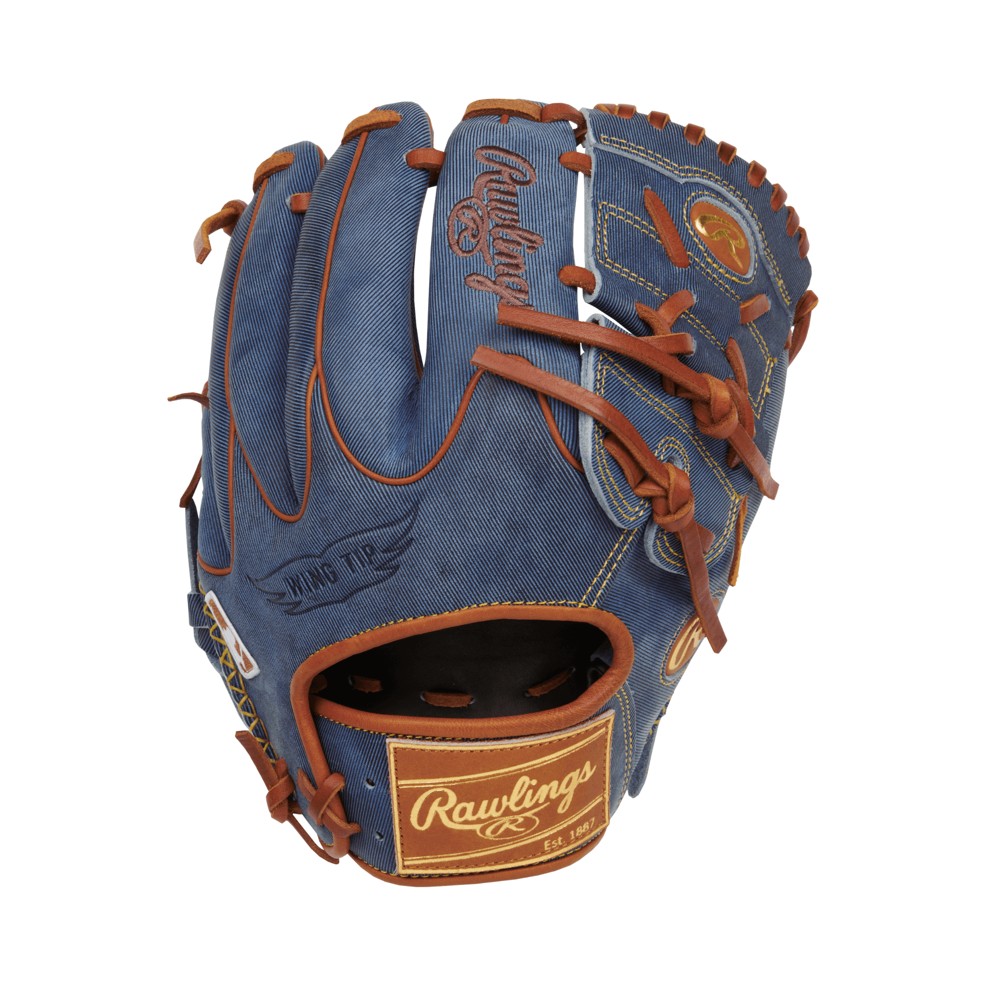 Rawlings Heart of the Hide Pro Label Denim Edition Pitcher Glove 11.75" RHT