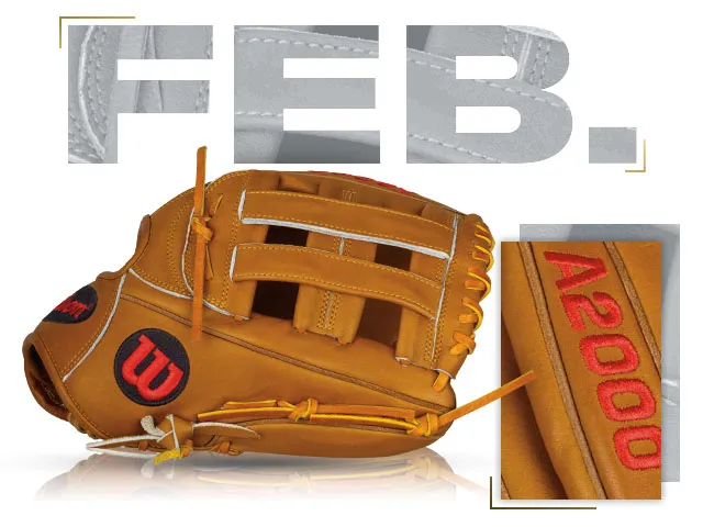 Wilson A2000 1786 SS glove, custom design featuring Todd Frazier, highlighted for February 2016 collection.