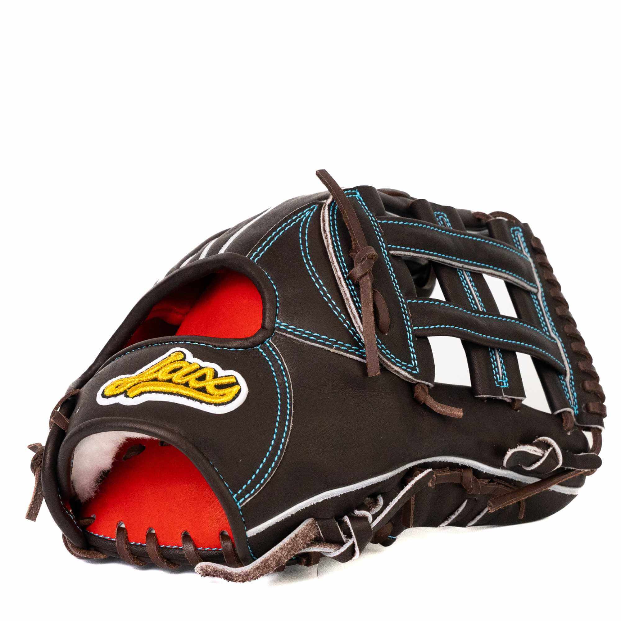 Jax LJ-10 outfield glove 12.5 inches, chocolate color, right hand throw