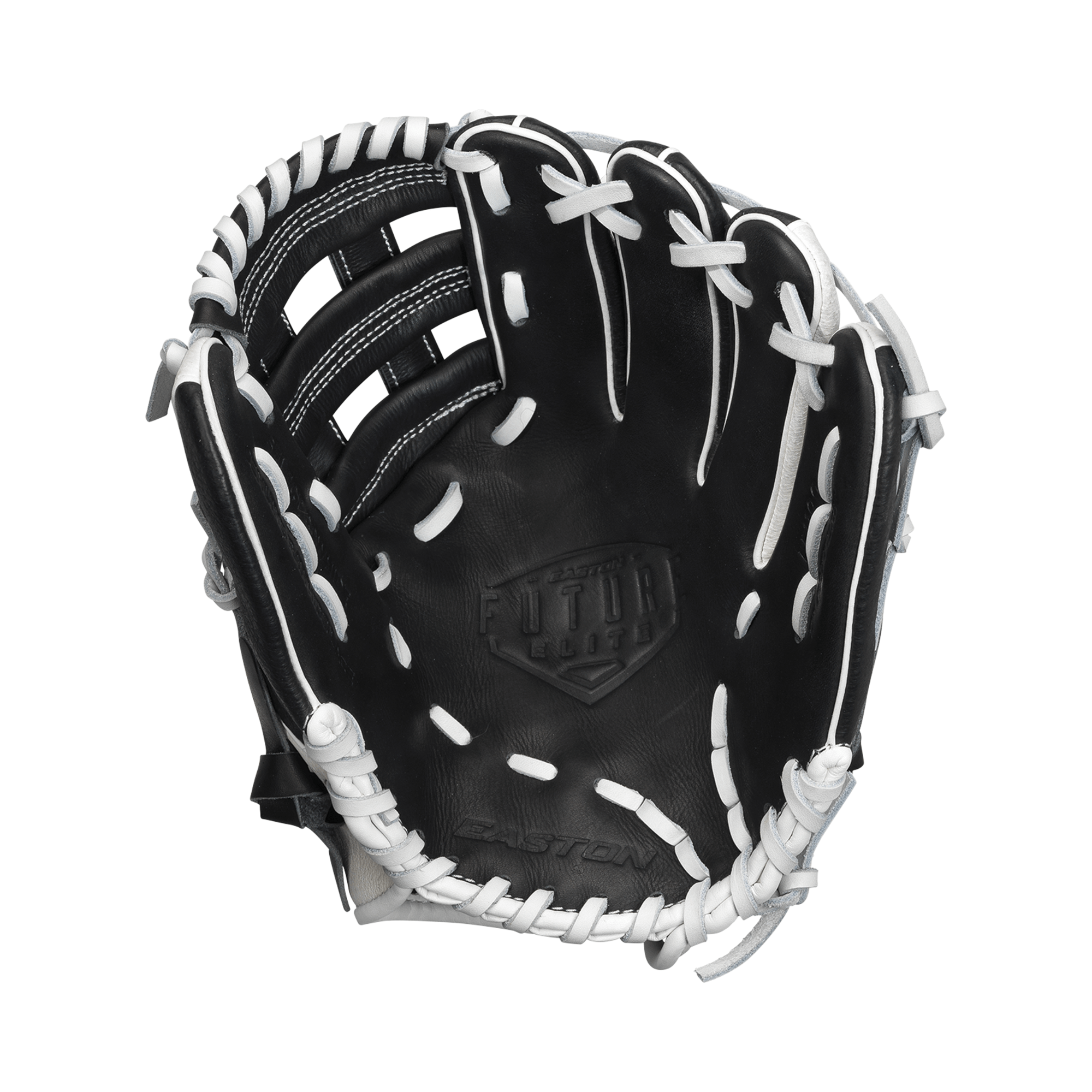 Easton FE1100 Future Elite 11-inch Youth Baseball Glove in Black/White for Right Hand Throw