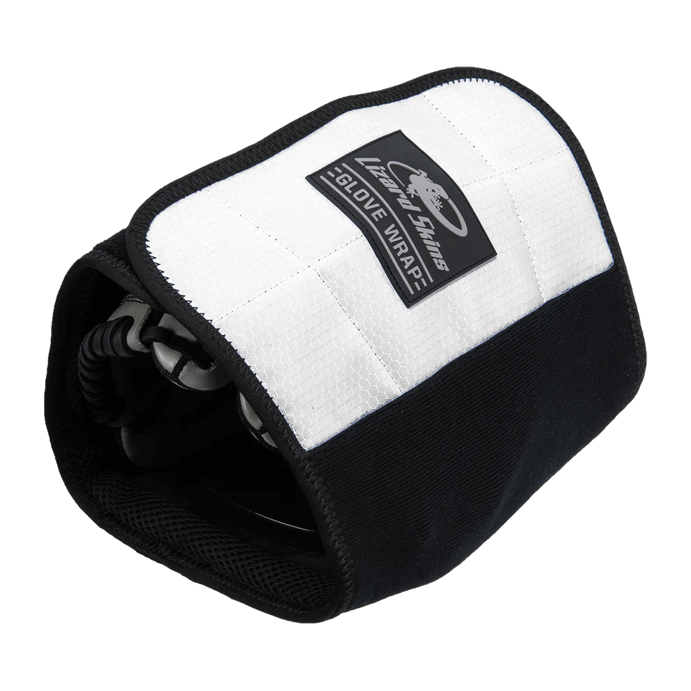 Lizard Skins Glove Wrap in Diamond White, designed to protect and shape baseball gloves, snug fit for all sizes.