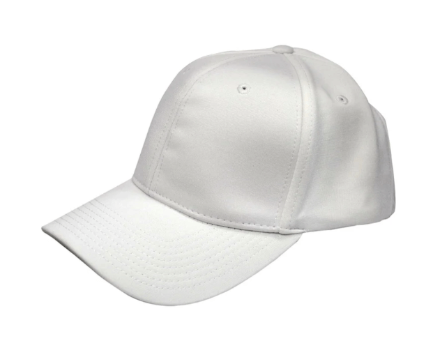 Smitty Solid White Flex Fit Football Hat for Comfortable and Secure All-Day Wear