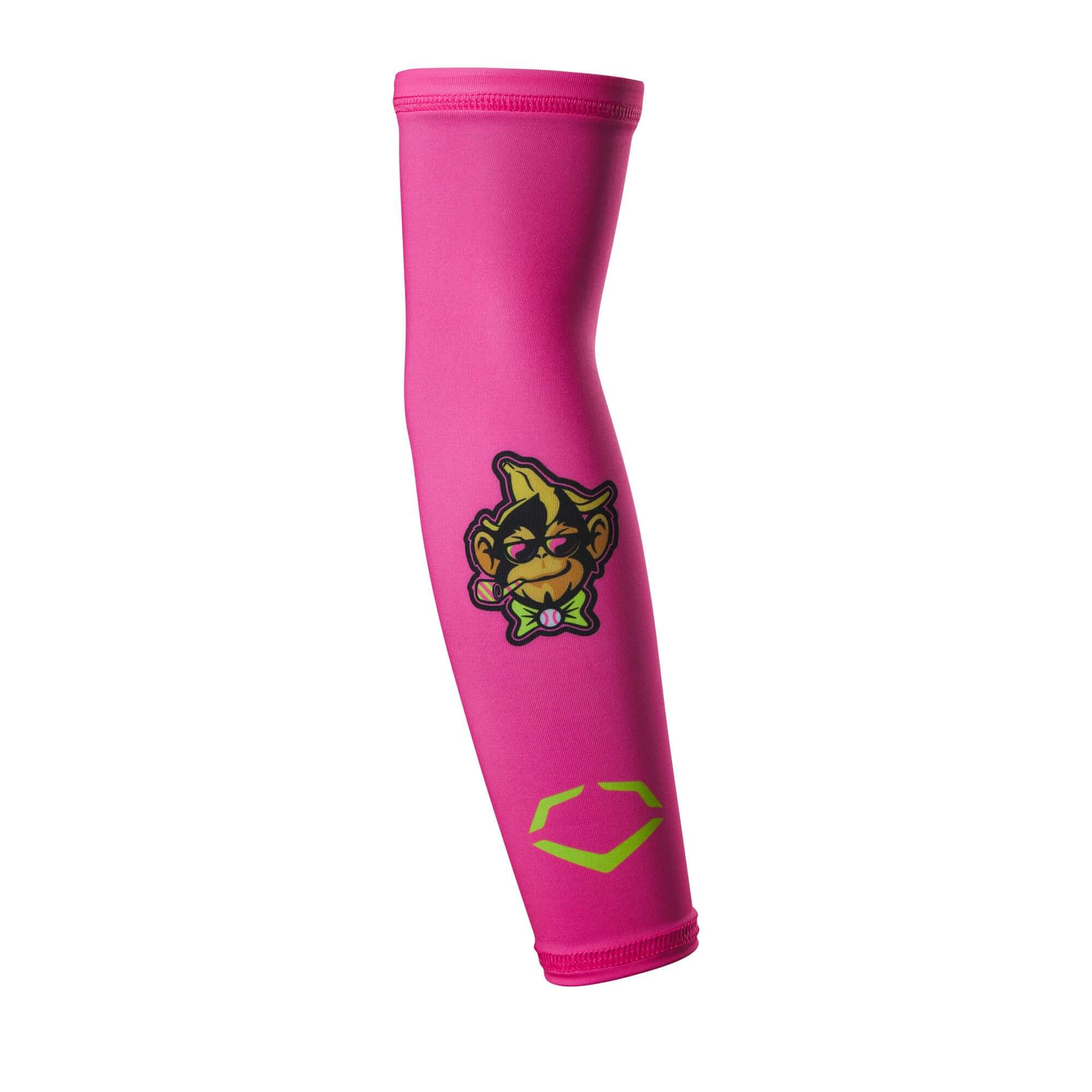 Evoshield Party Animals Arm Sleeve in hot pink with compression technology