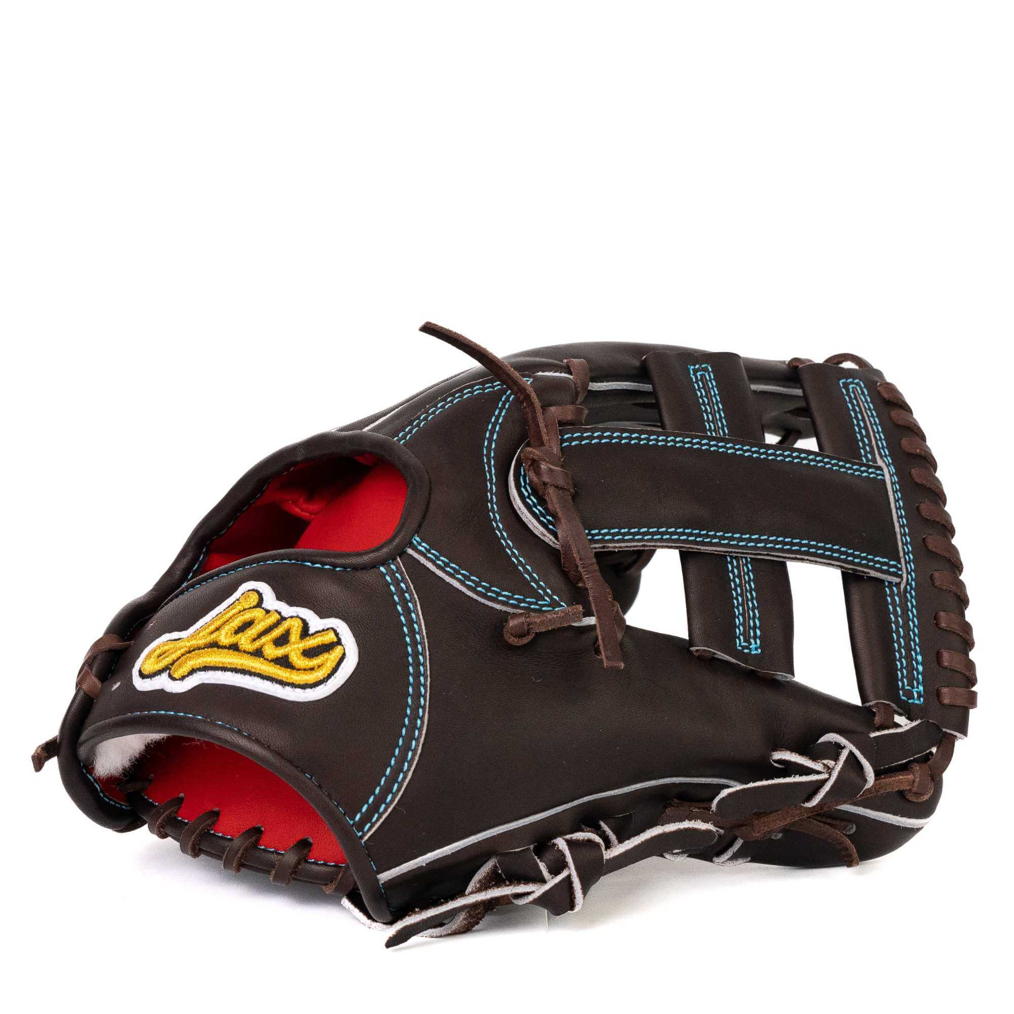 Jax EN-7 infield glove, 11.75 inches, chocolate leather, right-hand throw