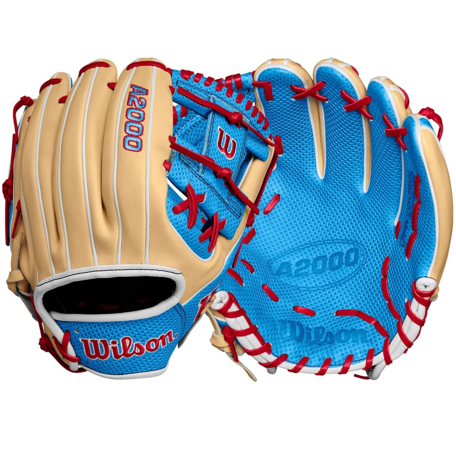 Wilson A2000 1975 Infield Glove Blonde/Tropic 11.75 Featuring Spin Control Technology for better grip and fast transfers.