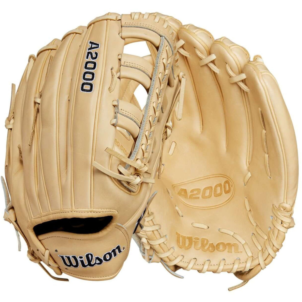 Wilson A2000 1810 12.75" blonde outfield baseball glove, part of the Classic Series, perfect for peak performance.