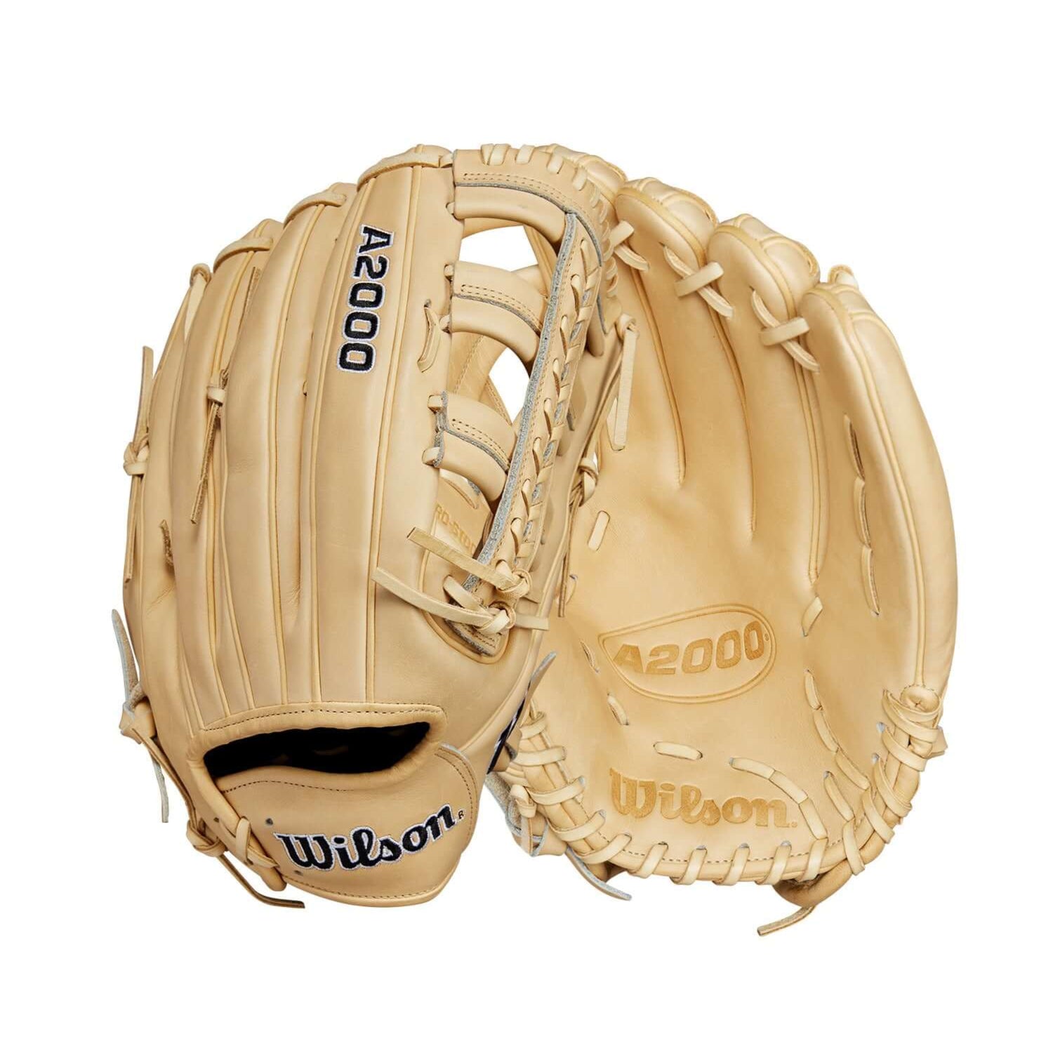 Wilson A2000 1810 12.75" blonde outfield baseball glove, part of the Classic Series, perfect for peak performance.