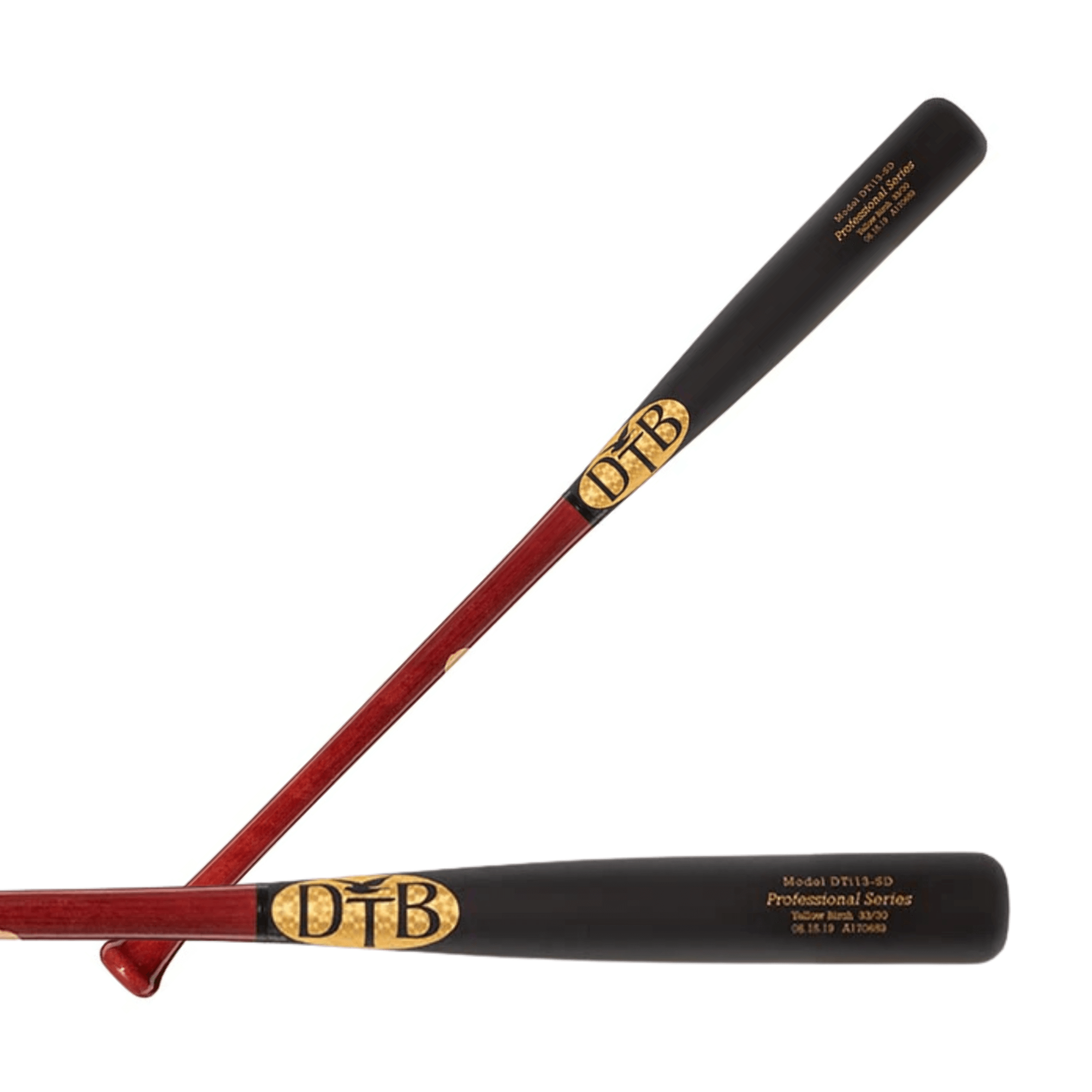 Dove Tail Bats DT11-SD with professional series logo, featuring a glossy red handle and black barrel design.