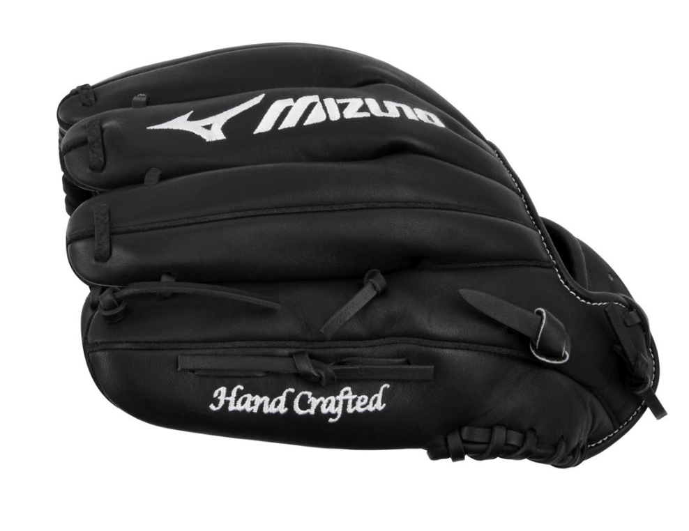 Mizuno GPS-11D Pro Select 12" black Steerhide baseball glove, hand crafted for durability and comfort.