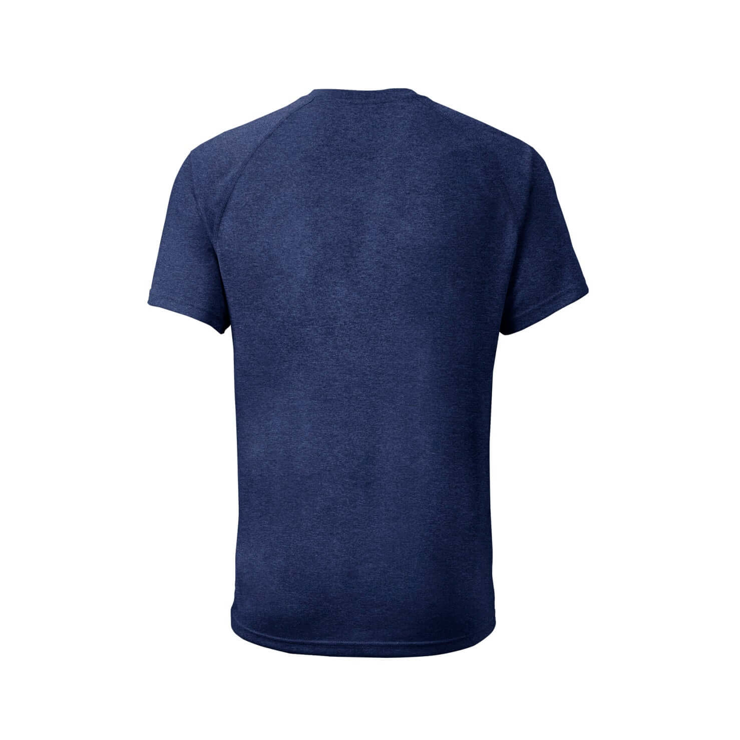 Back view of Evoshield Youth Bananas Tech Tee in Navy Health, designed for comfort and style in young athletes.