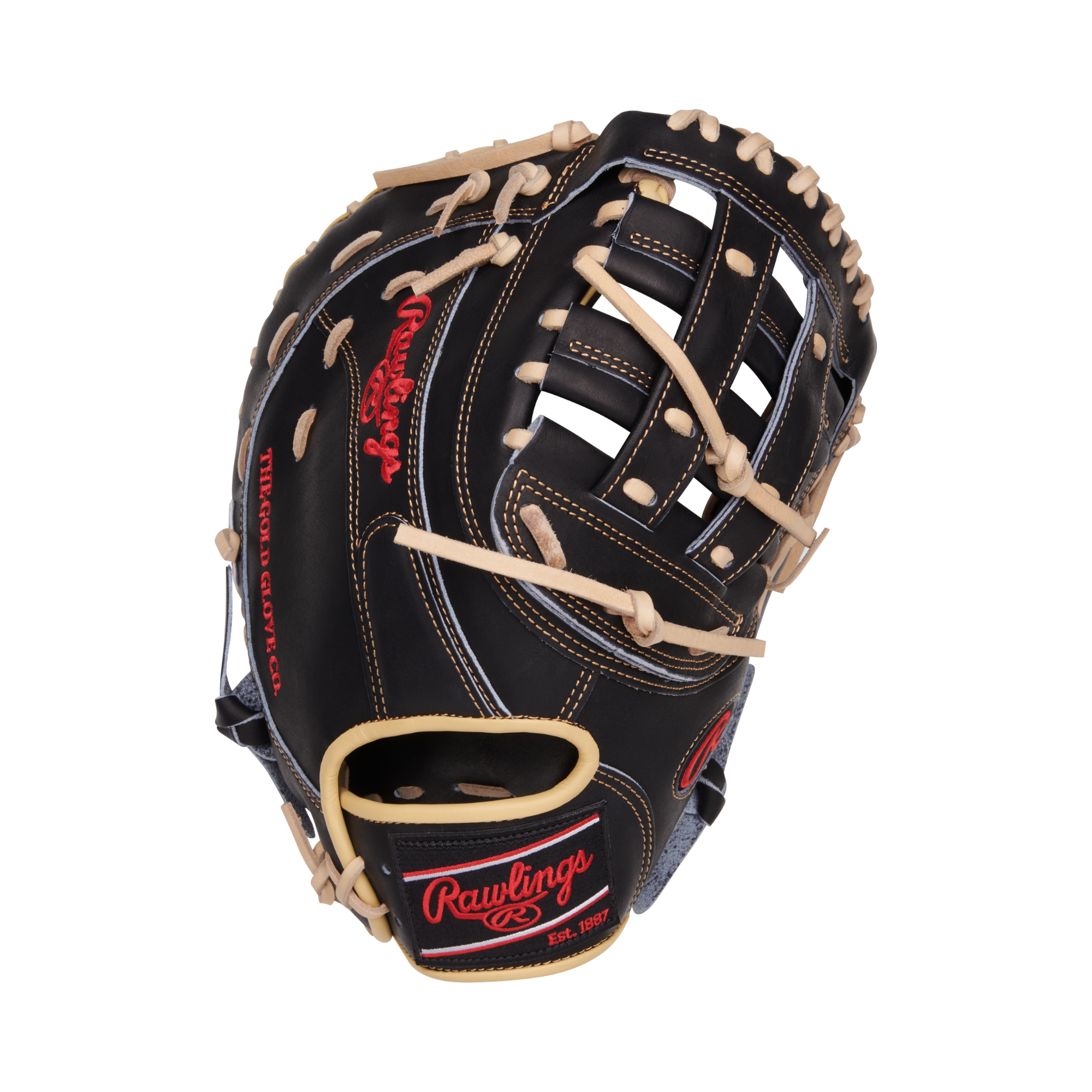 Rawlings Heart Of The Hide Series First Base Mitt 12.5" Black LHT