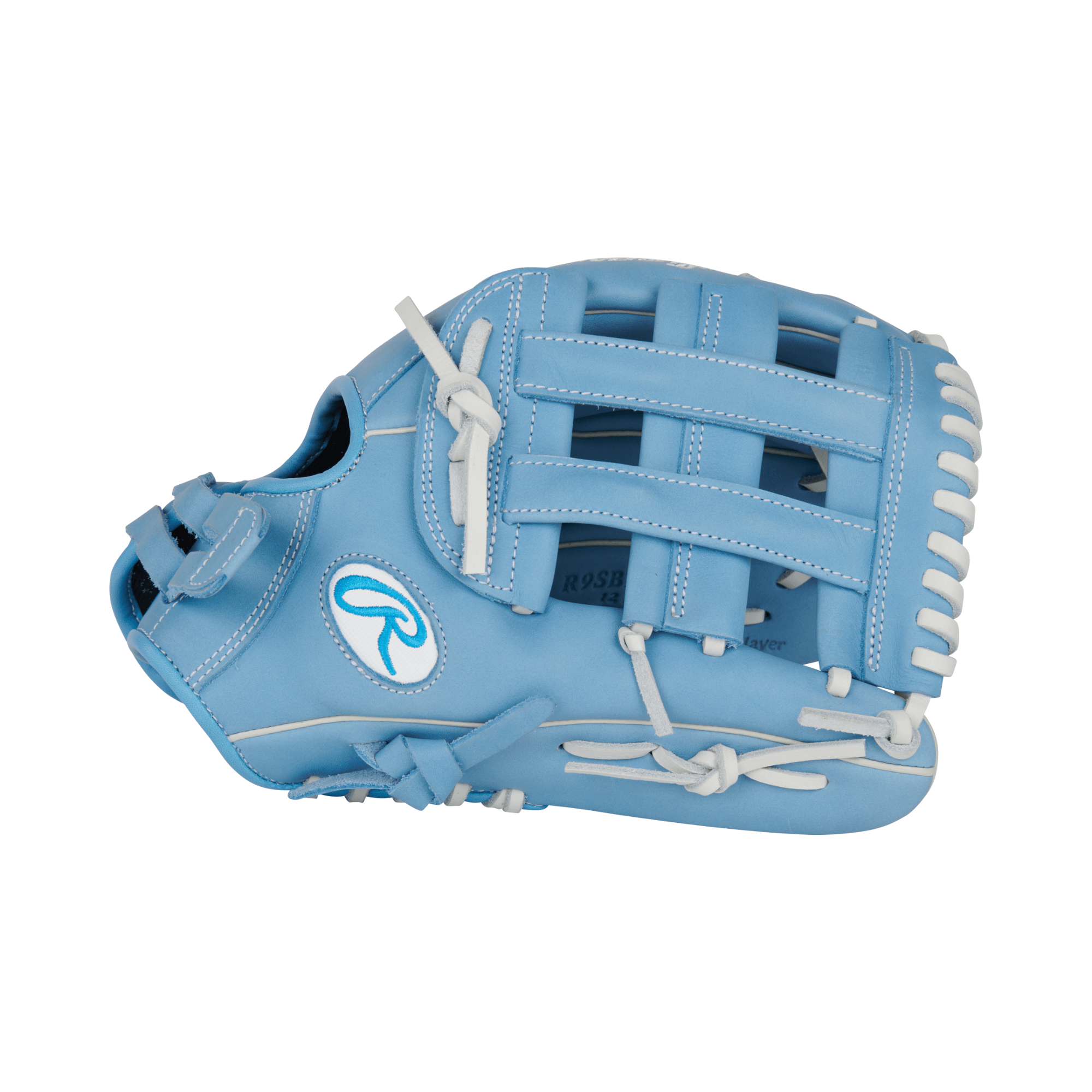 Rawlings R9 Series Softball Glove Columbia Blue 12 inches for adult fastpitch players