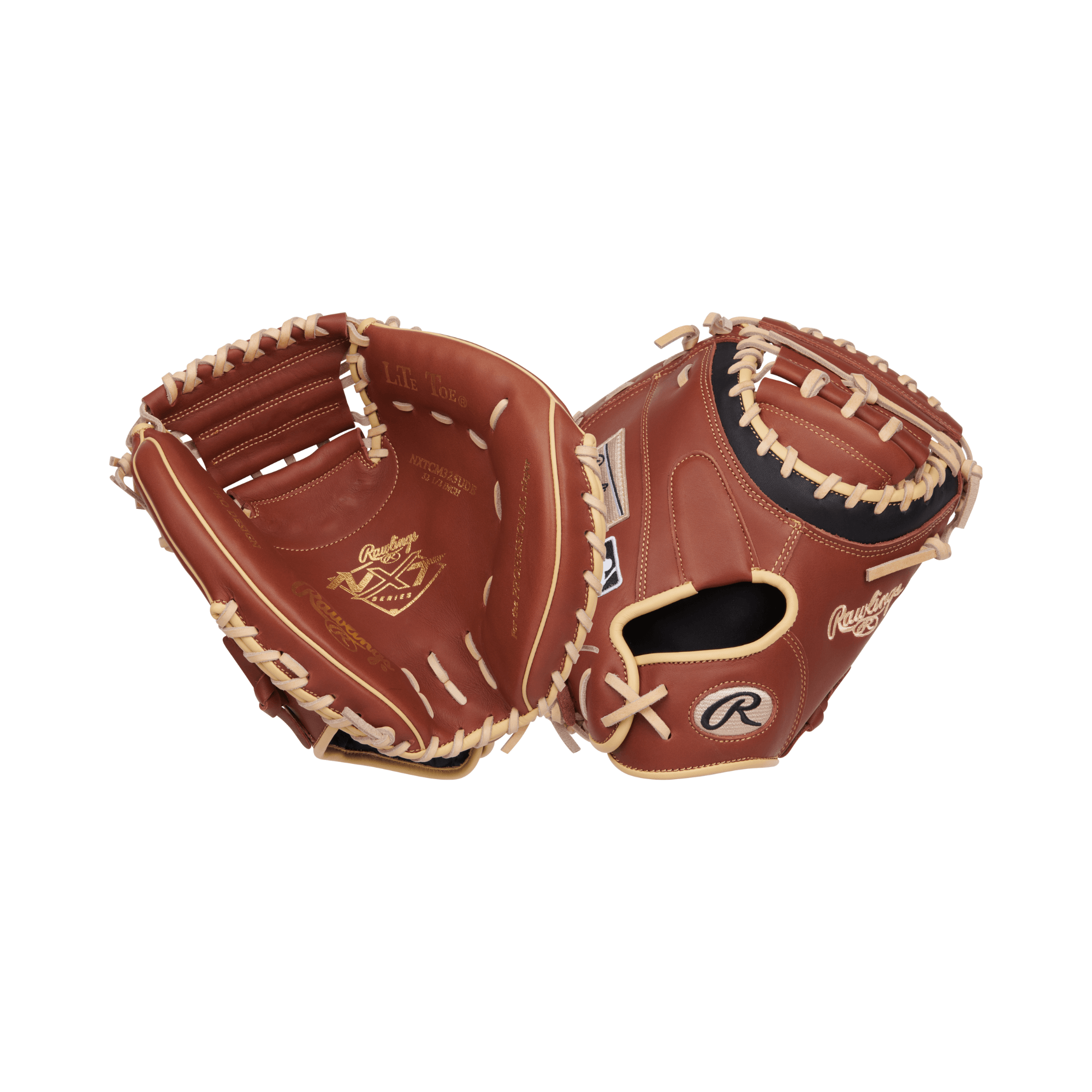 Rawlings NXT Series 32.5-Inch Catcher's Mitt with Contour Fit Technology in Tan