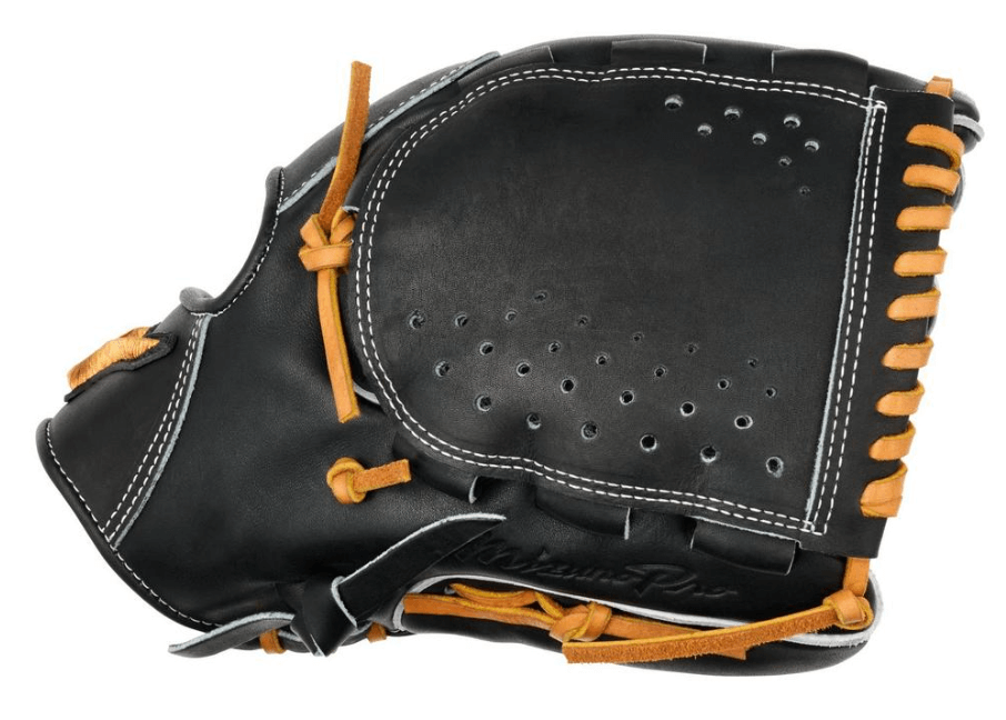 Mizuno Pro GMP-1100D 12" pitching glove showcasing premium Deguchi Leather and expert craftsmanship.