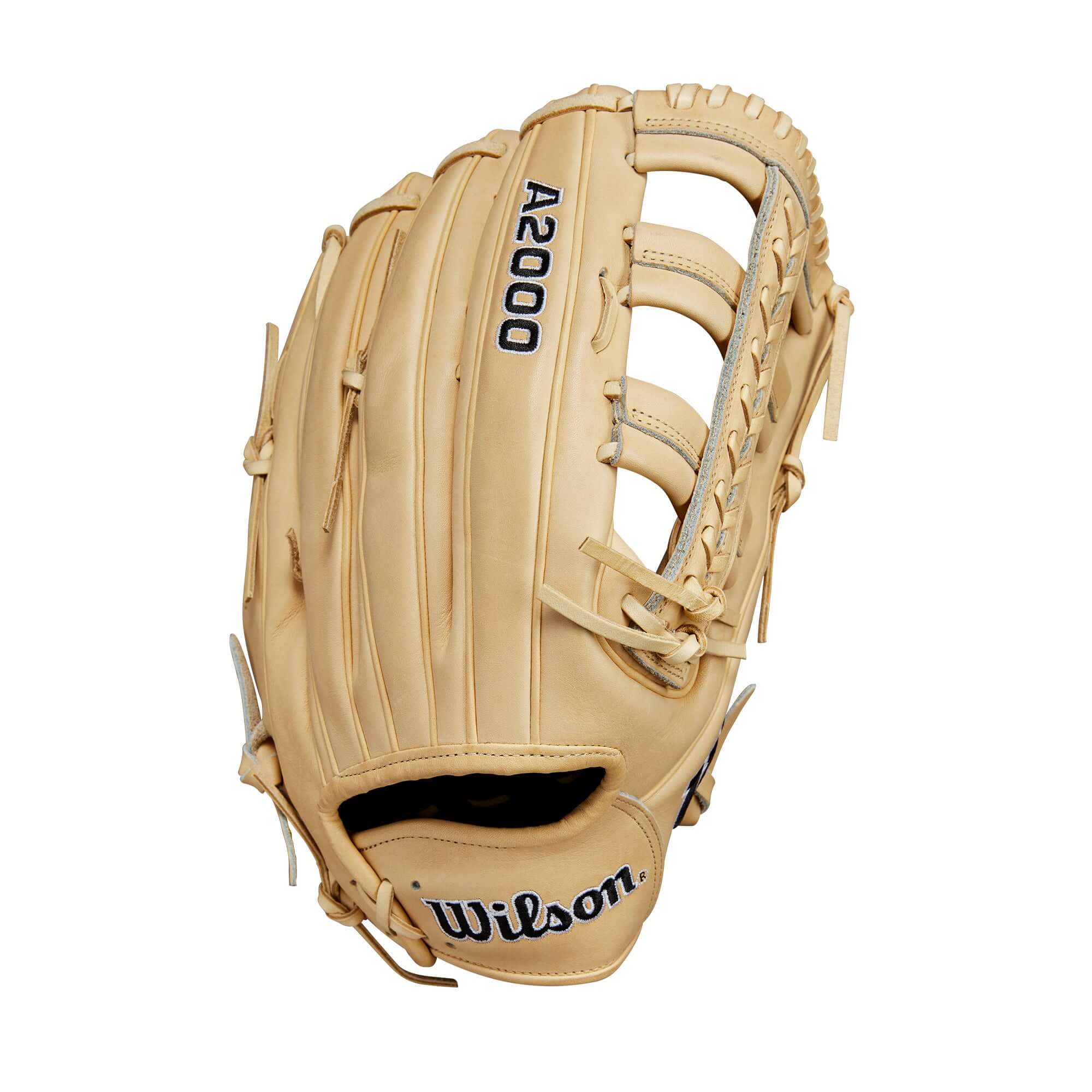 Wilson A2000 1810 Outfield Baseball Glove in blonde color, 12.75 inches, ideal for players seeking performance.