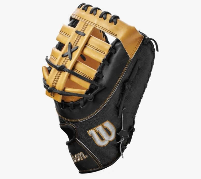 Wilson A2000 F16HT 12.5” Trey Mancini 1B Mitt in Vintage Tan Pro Stock Leather with Black SuperSkin back