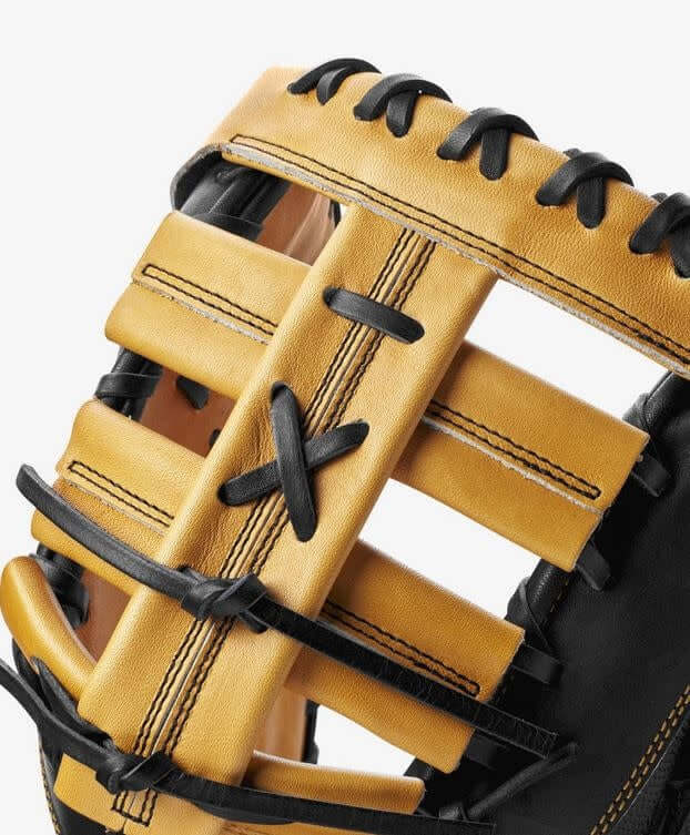 Wilson A2000 F16HT 12.5” Trey Mancini 1B Mitt in Vintage Tan Pro Stock Leather with Black SuperSkin back