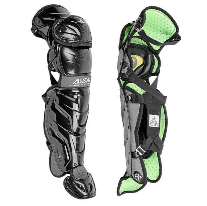 All-Star S7 AXIS Catching Kit for ages 9-12, elite-level, includes helmet, chest protector, and LINQ™ hinge leg guards.