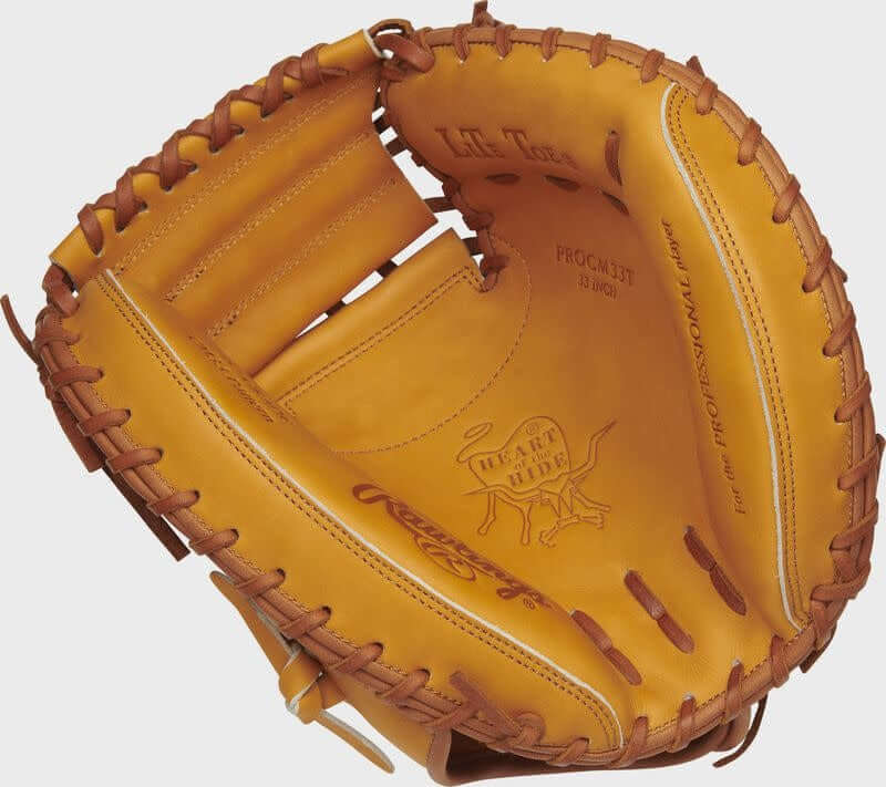 Rawlings 34 Inch Yadier Molina Pattern Heart of the Hide Black Blonde  Catchers Mitt