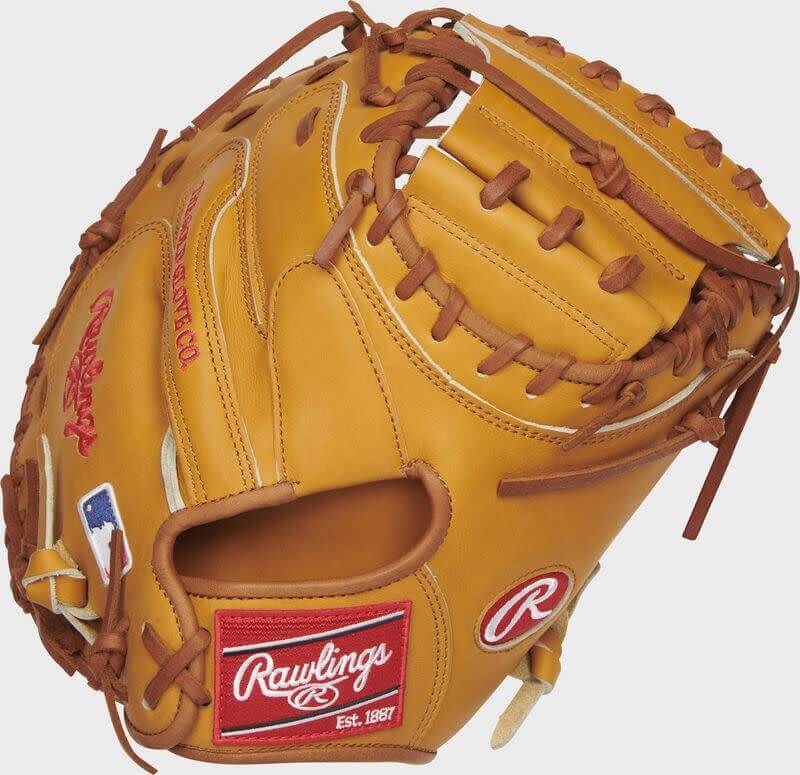 Rawlings 34 Inch Yadier Molina Pattern Heart of the Hide Black Blonde  Catchers Mitt