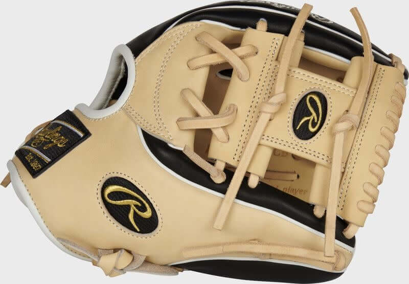 Rawlings Heart of the Hide R2G 11.5-inch infield glove in camel and black