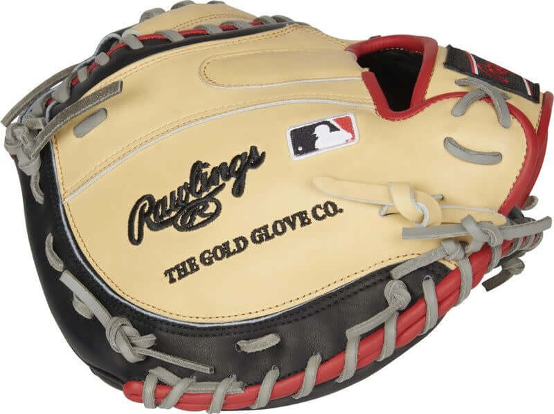 Rawlings Heart of the Hide R2G Contour Fit Catchers Mitt, 33-inch, pro-quality, natural fit for smaller hands