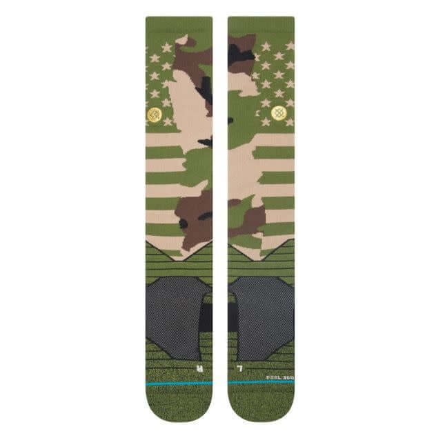 Stance MLB Diamond Pro Armed Forces Camo OTC Socks