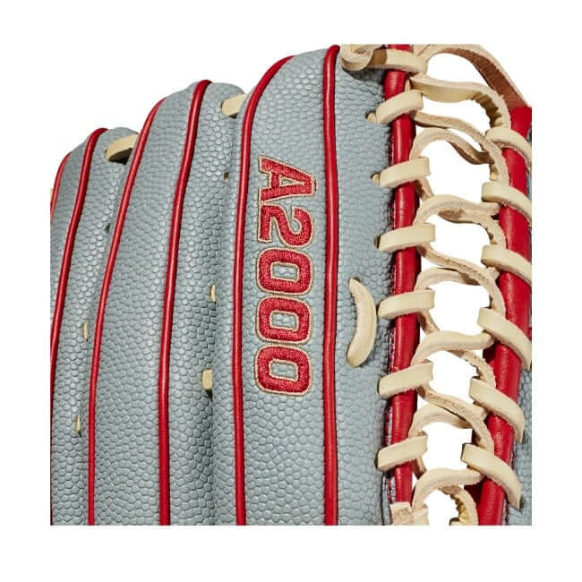 Wilson A2000 OT7SS 12.75 LHT baseball glove with two-piece web design and deep pocket