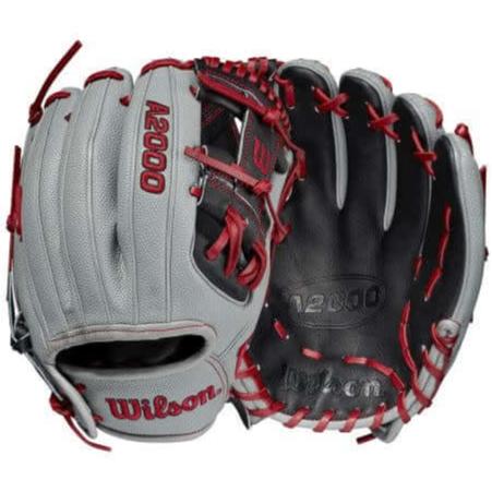 Wilson A2000 DP15SS 11.5 SuperSkin Grey/Black baseball glove for middle infielders