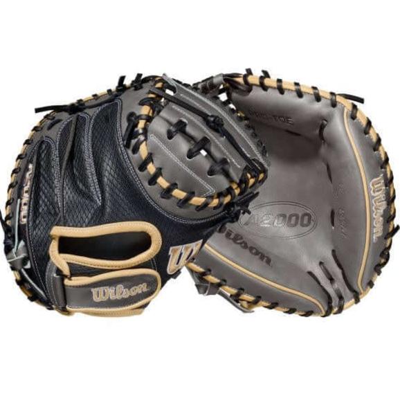 Wilson A2000 Pedroia Fit PF33 baseball glove, black and blonde, 33 inches