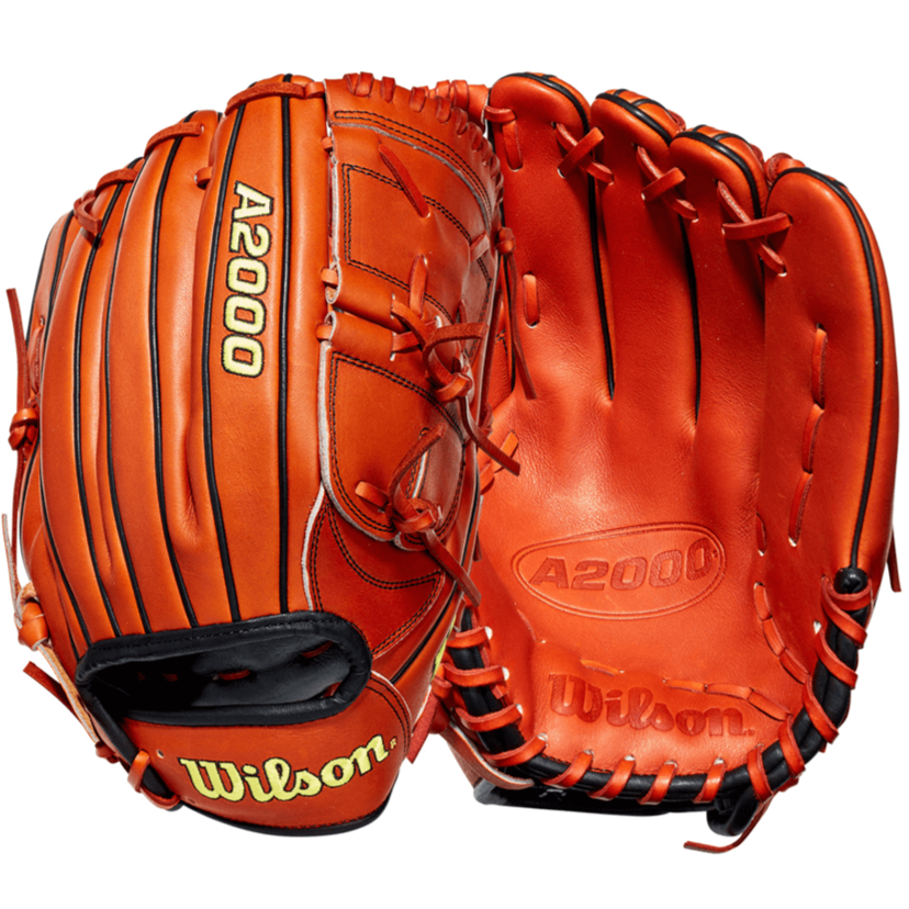 Wilson A2000 B2 Special Edition LHT Copper 12 baseball glove with Closed Two-Piece Web for pitchers.